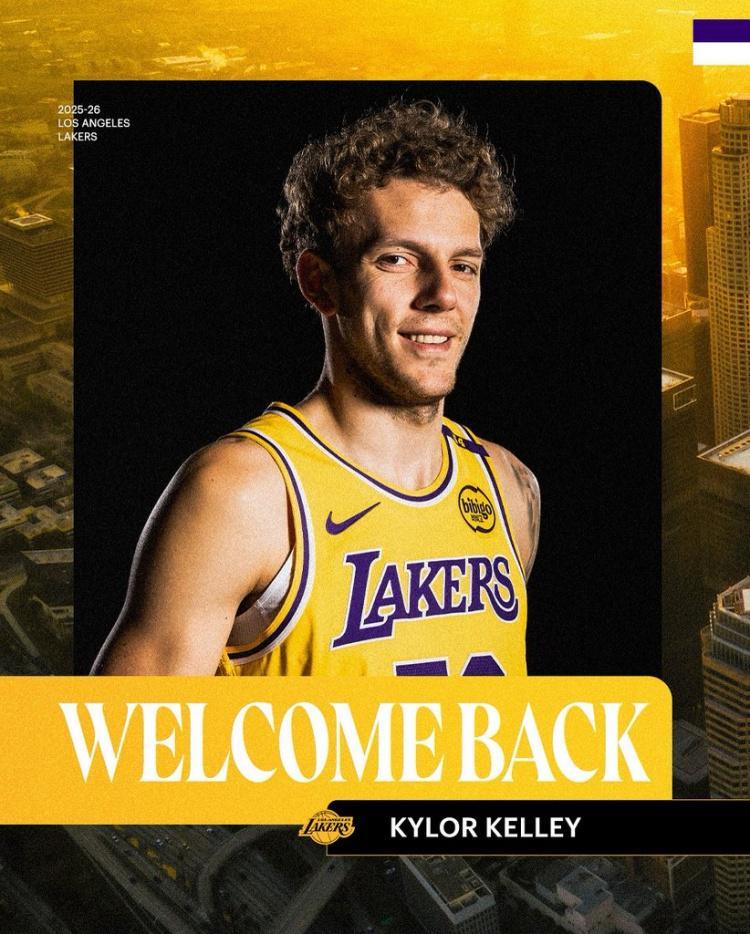 新援中锋！湖人官推晒出海报欢迎凯勒-凯利